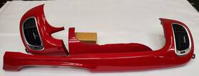 68249782aa Mopar Fiat 500 Interior Dash Trim Bezel Oem Set Pop Star Red