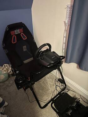 Nlr-s021 Next Level Racing Gt Lite Foldable Portable Simulator Cockpit