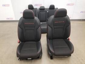 200.da1f25 Nissan 25 2025 Rogue Rock Creek Complete Interior Seat Set Black Leather/ Cloth