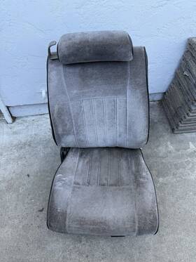 202.da1z82 Nissan 1982-1983 Datsun 280zx 2 Turbo Mt Passenger Right Front Gray And Black Seat
