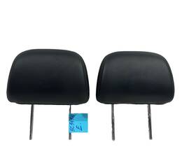 86400-9ft4a Nissan 17 - 23 Titan Front Right And Left Seat Black Leather Head Rest Set Oem