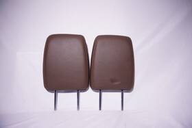 86430-ez59c Nissan 2016-2023 Titan Xd Rear Right And Left Seat Headrest Brown Leather X2