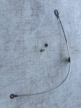 32p00 Nissan 87618 1990 300zx Front Seat Reclining Adjust Mechanism Cable Upper Right Oem