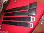 Nova Seat 1964-1966 Carriage Front Chevelle Black Gto Belts Buckles 442 Impala