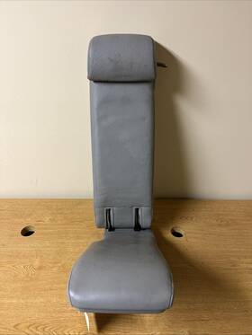 71095-0e080-e0 Oem 08-13 Toyota Highlander Plus One 2nd Row Center Middle Jump Seat Leather Gray