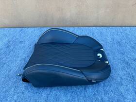 88370-g9050 Oem Genesis G70 2019-2025 Front Left Driver Upper Seat Skin Black White Stitch