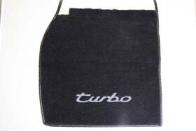 930.522.061.01 Oem 1975-1989 Porsche Backrest Carpet With Turbo Logo Rare