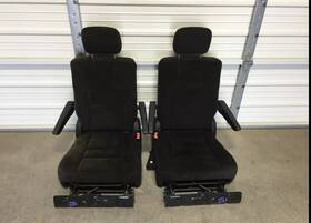 0003334 Oem Mopar Dodge 2011 - 2020 2nd Second Row Stow N Go Seats Black Cloth Grand Caravan