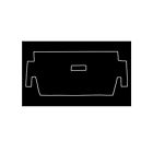 P206 Mustangs Unlimited Behind Rear Seat Underlayment Mustang Fastback