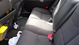 215.gm2h05 Pontiac 05 06 07 08 09 10 G6 Rear Back Seat Cloth