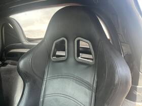 202.po1s01 Porsche Boxster 2001 Driver Left Front Seat Black Leather Electric 854629