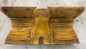 215.po1l85 Porsche 944 S2 Turbo 951 Blank Rear Seat Bottom Cushion No Cover