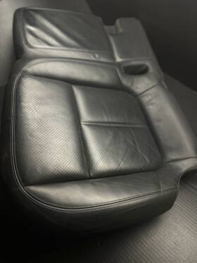 7p5885375 Porsche Rear Left Passenger Lower Seat Cushion Black Leather Cayenne 2011-2016