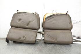 92852204204 Porsche 78-95 928 Rear Upper Back Seat Section Set Of 2 Oem Brown Lm04