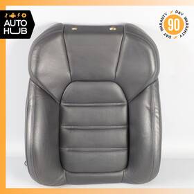 95852179200 Porsche 11-18 Cayenne 958 Turbo S Front Right Side Seat Upper Cushion Black Oem