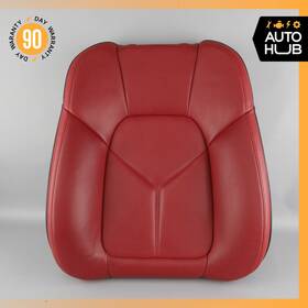 95b881806aa Porsche 15-18 Macan 95b Front Right Side Seat Upper Cushion Leather Red Oem