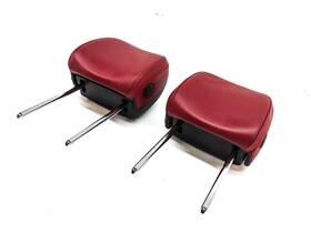 95b881901 Porsche 15-18 Macan 95b Front Left And Right Seat Headrest Head Rest Set-2 Red