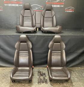 97052132901 Porsche 10-16 Panamera Power Heat Front And Rear Leather Brown Expresso 9d0 Seats