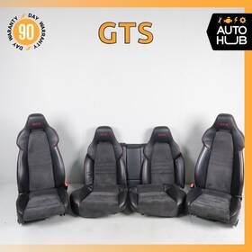 97052153501 Porsche 10-16 Panamera 970 Gts Sport Front And Rear Seat Cushion Set Suede Oem