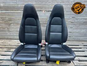 99152114115gdc Porsche 2013-2024 Boxster Cayman 911 Front Left And Right Vented Seats Black Oem