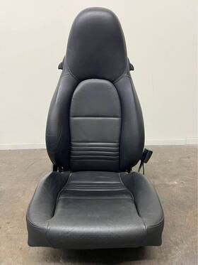 996-521-141-05-ese Porsche Oem 996 986 911 Boxster Front Passenger Seat Black Leather Power Heated