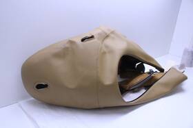 99652114106-23255 Porsche 1997-2004 911 996 Boxster Front Seat Backrest Cover Leather Savanna Beig