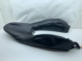 99652114106-24113 Porsche 1997-2004 911 996 Boxster 986 Front Seat Backrest Cover Leather Black