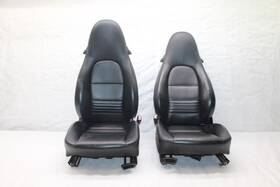 99652115506 Porsche 2002 Boxster 986 Convertible #348 Left And Right Seats Heated 2-way Black