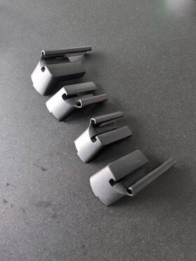 99652136201 Porsche 97-04 911 996 Boxster 986 Seat Rail Cover Set - Oem