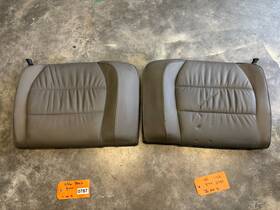 Porsche 99652201107b50 1999-04 911 996 Convertible Coupe Rear Seat Back Pair Gray Supple Leather