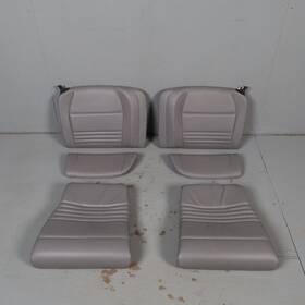 99652201113c52 Porsche 2000-2004 911 996 Convertible Rear Seat Set Upper Lower Grey Oem