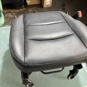 2399036 Ram 11-18 Dodge 1500 Passenger Seat Bottom Cushion And Frame Black Leather Track