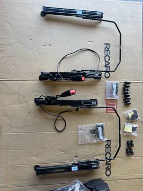 2013.031.1 Recaro Base Frame Rail Slider Porsche 997 987 Sportster Gk100h