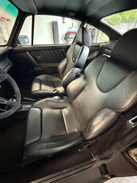 212.00.207.ll11 Recaro Authentic Black Leather Used Removed From Porsche 930