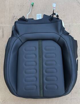 88001srt112bm Rivian 2025 R1s Front Left Seat Cushion Bottom Leather Cover Lower Black