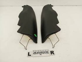 215.sa1r08 Saab 9-3 Sedan Left And Right Rear Seat Side Bolster Cushions Black Fits 2003-2011