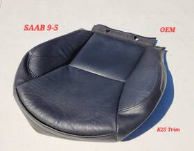 5611967 Saab Genuine 9-5 Leather Seat Bottom Cover Gray 2008 Oem Upholstery Skin