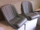 Sag17blkgrygrystd Stryker Automotive Low Back Bucket Bomber Seat