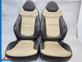 15942922 Saturn Sky Red Line Seat Back Cushion Upper Lower Black/beige 33k Set 07-09 Oem