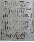 Sb01-67sb Goldenstar Bucket Seat Support Spring Camaro Firbird Back Part Of