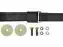Sb6001w Unbranded New Ford Seat Lap Belt 60in Black Wrinkle Latch Falcon Fairlane Galaxie Mustang