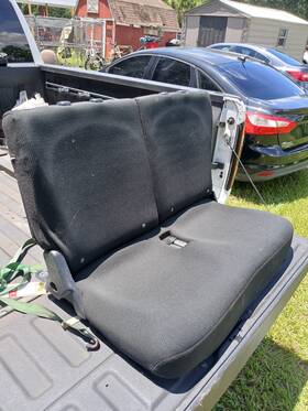 71460-74040-b1 Scion Iq Rear Seat Complete Assy 2012-2015 Black Fa16 Cloth