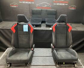 Su00304355 Scion 13-16 Frs Front Manual And Rear Black / Red Trim Seats Cloth /suede M20