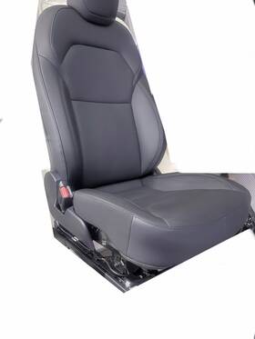1699960-00-d Seat Tesla Model 3 Highland Ventilated Black Leather With Wiring And Mounting