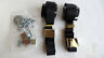 Seat Mustang Coupe Convertible Rear Belts Black Pair