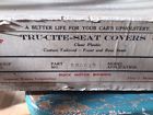 980017 . Set Seat Plastic Tru-cite Buick Covers Clear Boxed Full Part