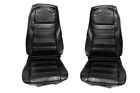 Su70blk Mustangs Unlimited Bucket Seat Upholstery Black Mustang Standard Interior