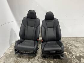 12869-a Subaru 2023-2024 Legacy Outback Front Pair Of Black Leather Seats Heated
