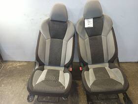 202-12362al Subaru Front Manual Heated Black/gray Cloth Seats From 2022 Crosstrek 12403039