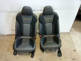 202-12362bl Subaru Xv Crosstrek Leatherette Grey Two Tone Front Heated Seats 11762037